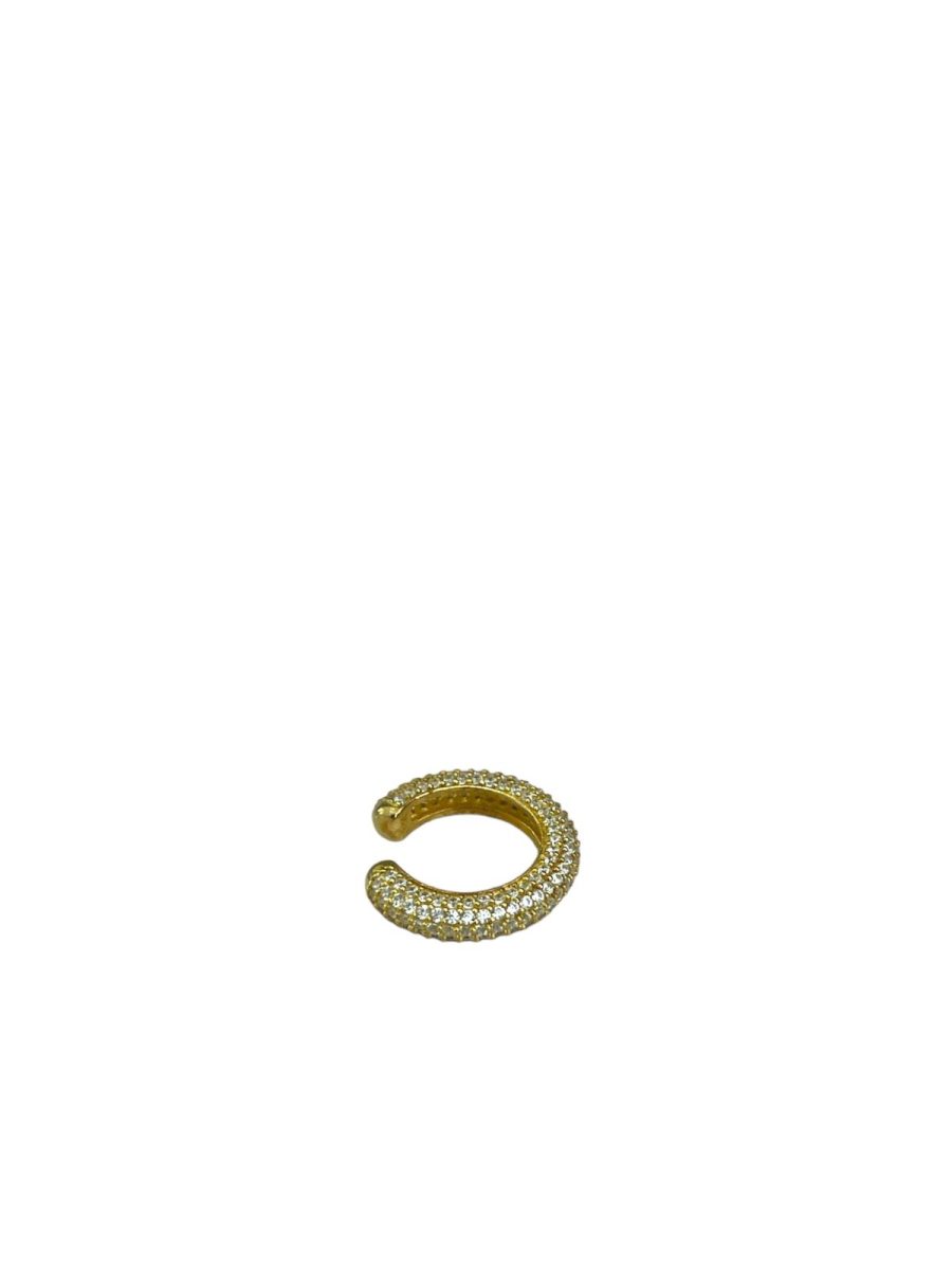 Taşlı Kalın Kıkırdak Küpesi Ear Cuff