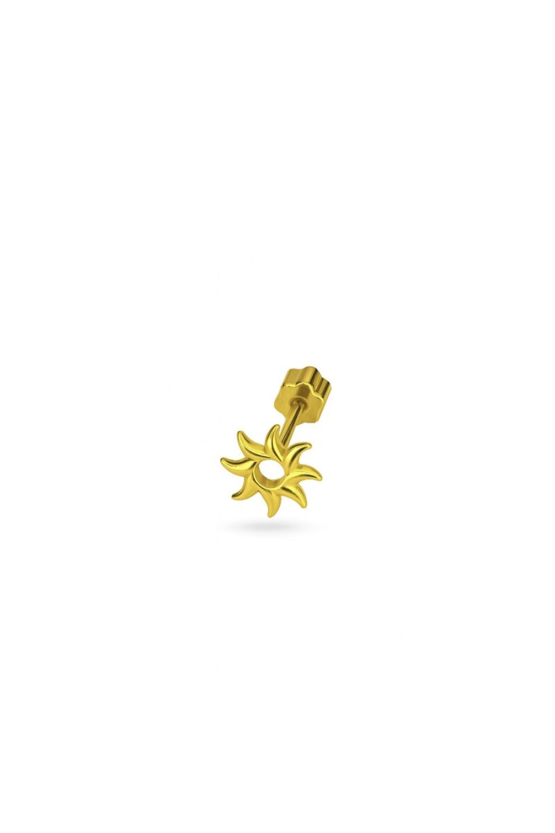 İçi Boş Gold Güneş Piercing