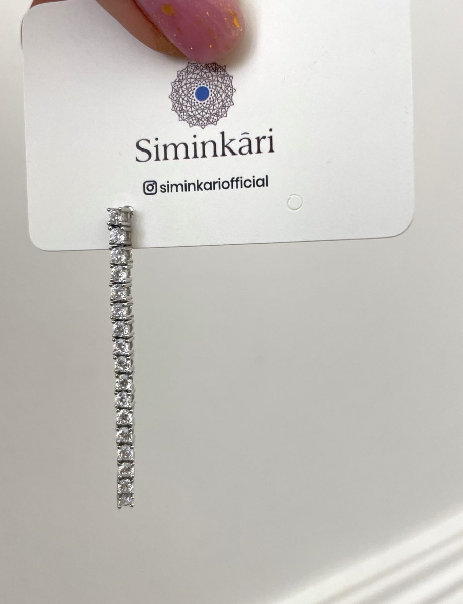 Su Yolu Silver Vidalı Küpe 2.5 mm