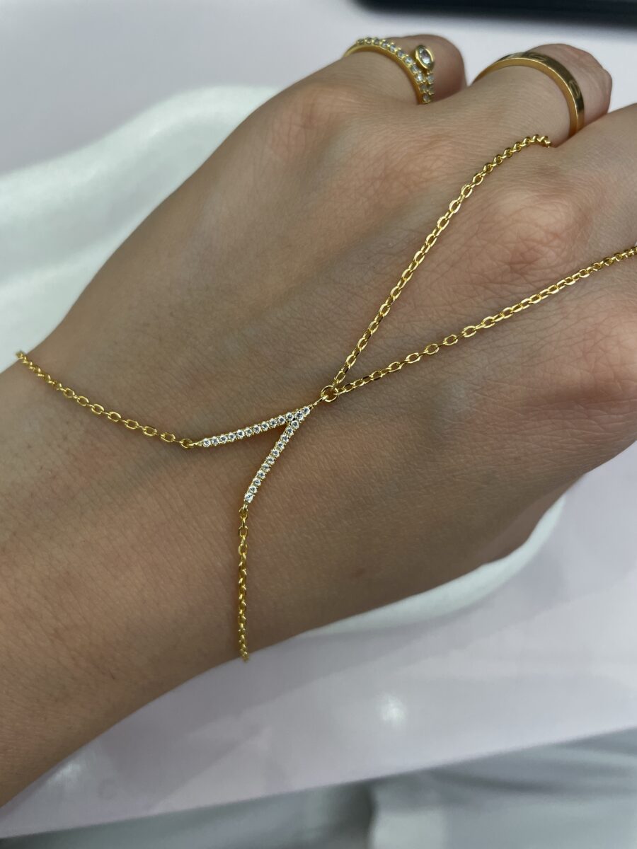 Taşlı Geo Gold Şahmeran | New Collection