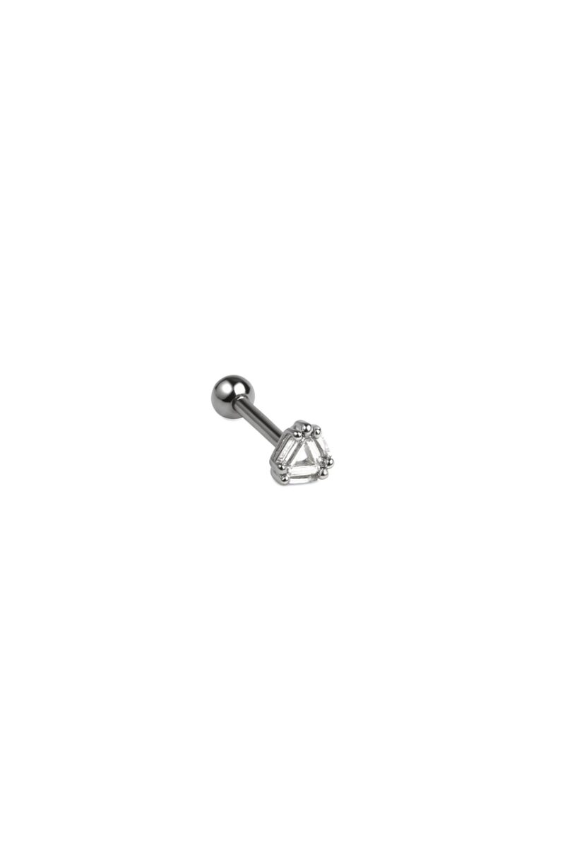 İçi Boş Baget Silver Piercing