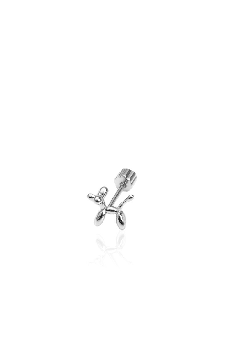 Silver Balon Köpek Piercing