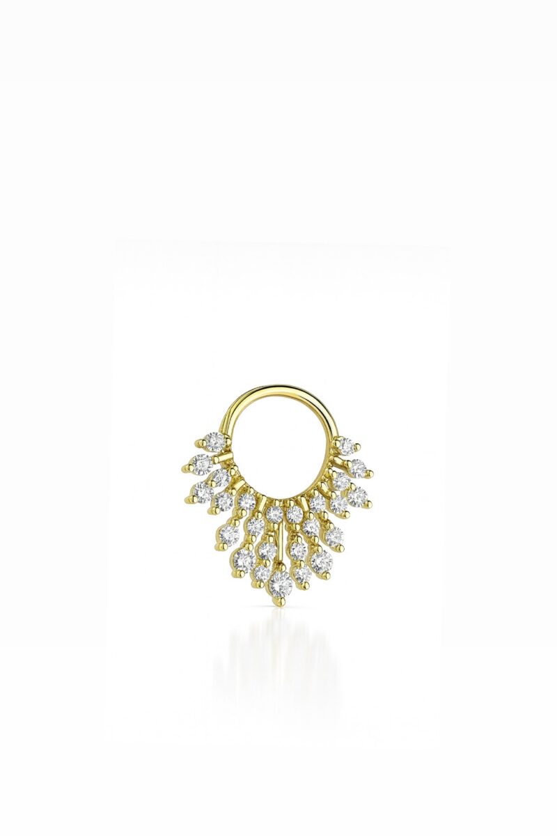 Işıltılı Sarkaçlı Halka Piercing