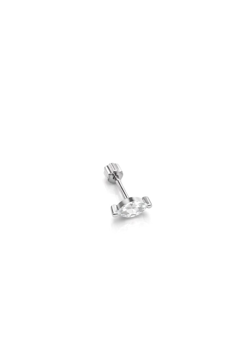 Mini Damla Taş Silver Piercing | New Collection