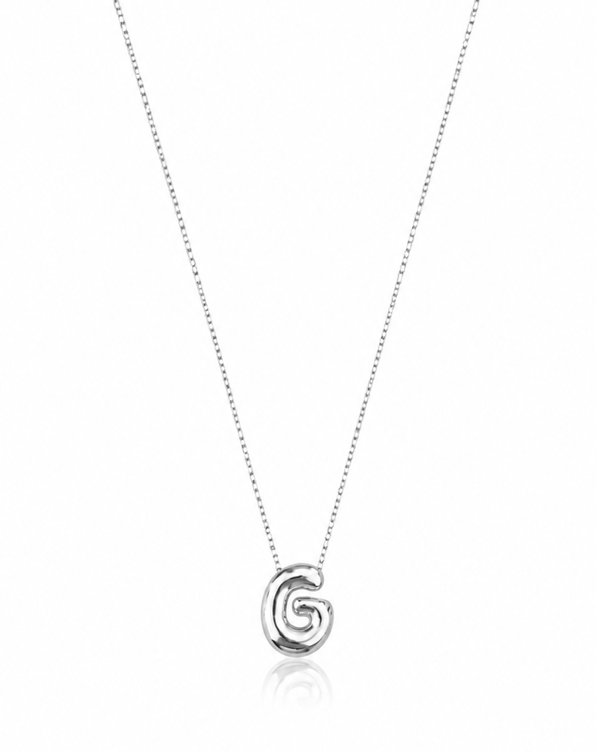 Balon Silver Harf Kolye ”G”