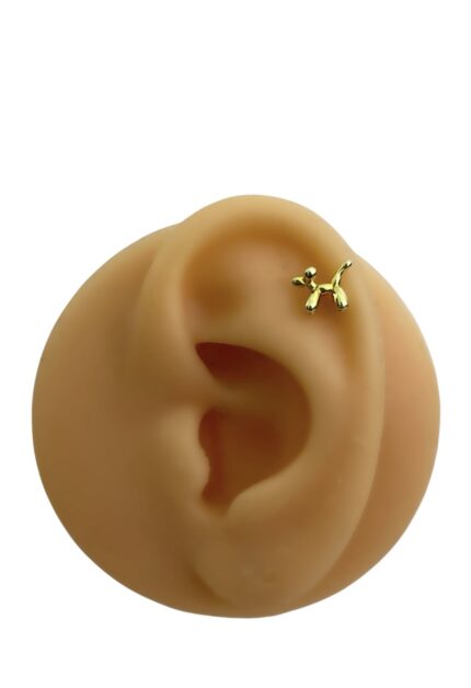 Balon Köpek Piercing / Gold