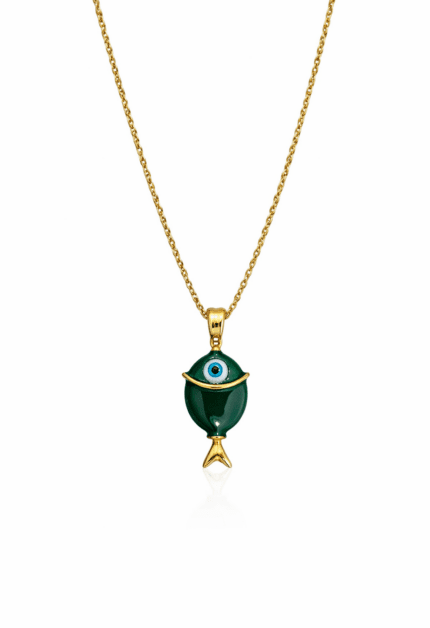 Japon Balığı Kolye | Yeşil