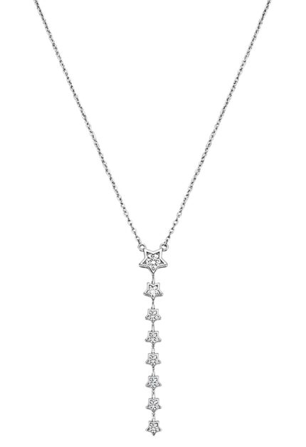 Sıralı Yıldızlar Kolye Silver