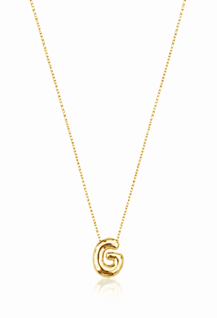 Balon Gold Harf Kolye ”G”