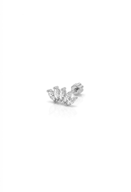Markizli Taç Piercing Silver