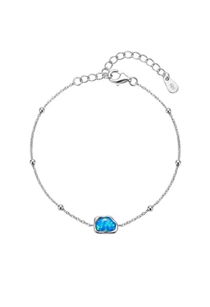 Opal Taşlı Bileklik Silver
